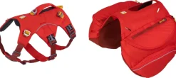 Palisades Pack koiran reppu, punainen-RuffWear Online
