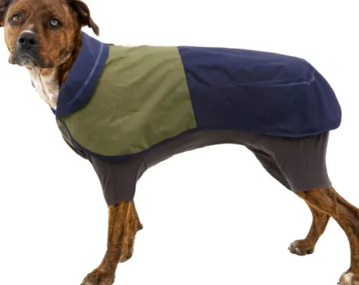 RuffWear Sun Shower Coverall koiran sadehaalari, XXS-S, Midnight Blue Best