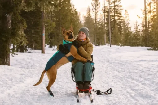 Vert koiran talvitakki, Aurora Teal-RuffWear Sale