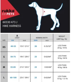 Hike Harness Red M-Rukka Hot