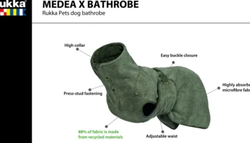 Medea X Bathrobe Olive L-XL-Rukka Outlet