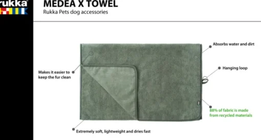 Medea X Towel Olive-Rukka Sale