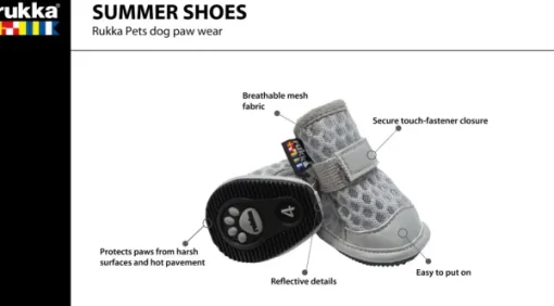 Summer Shoes 2 pcs Gray size 3-4-Rukka Hot