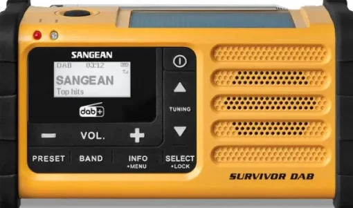 MMR88 DAB hätäradio kammella, keltainen-Sangean Clearance
