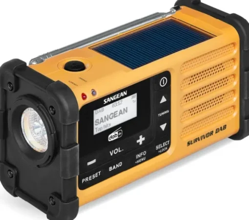 MMR88 DAB hätäradio kammella, keltainen-Sangean Clearance
