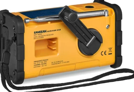 MMR88 DAB hätäradio kammella, keltainen-Sangean Clearance