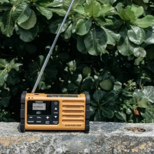 MMR88 DAB hätäradio kammella, keltainen-Sangean Clearance