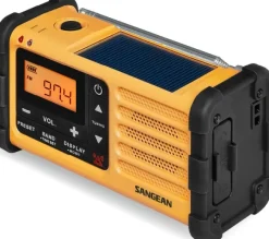 Sangean MMR88 hätäradio kammella, keltainen New