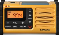 Sangean MMR88 hätäradio kammella, keltainen New