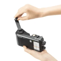 Sangean MMR77 hätäradio kammella, musta Discount