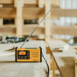 Sangean MMR88 hätäradio kammella, keltainen New