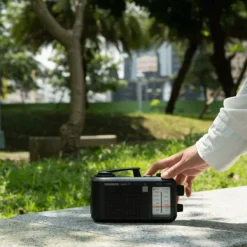 Sangean MMR77 hätäradio kammella, musta Discount