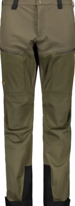 Mehto Hybrid Trousers ulkoiluhousut, Dark Olive-Sasta Hot