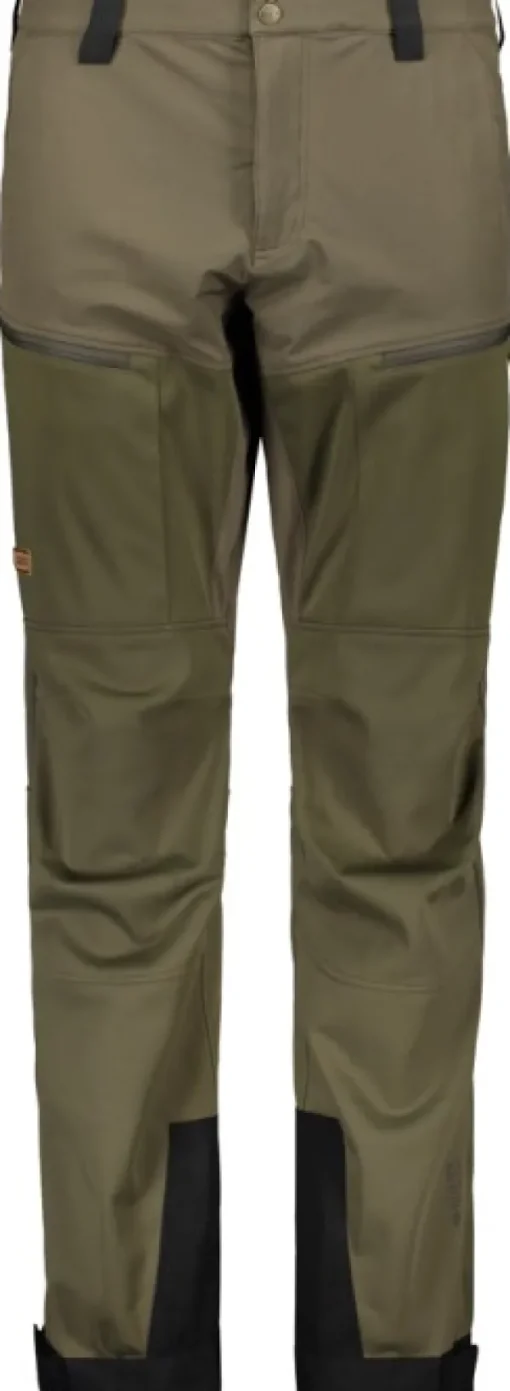 Mehto Hybrid Trousers ulkoiluhousut, Dark Olive-Sasta Hot