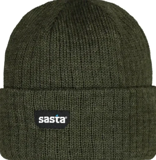 Sasta Teno Beanie merinopipo, metsänvihreä Outlet
