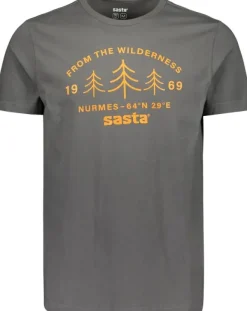 Wilderness T-shirt t-paita, tummanharmaa-Sasta New