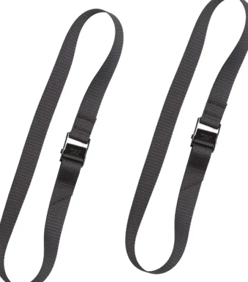 Savotta Pack straps Cam buckle 80 cm pakkaushihnat 2 kpl, musta New