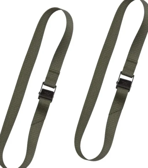 Pack straps Cam buckle 80 cm pakkaushihnat 2 kpl, vihreä-Savotta Hot