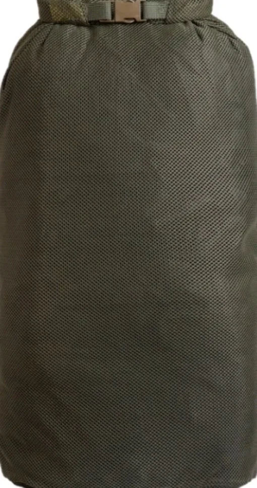 Rolltop Stuffsack Mesh pakkauspussi, 40L, vihreä-Savotta Online