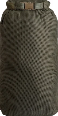 Rolltop Stuffsack Mesh pakkauspussi, 20L, vihreä-Savotta Fashion