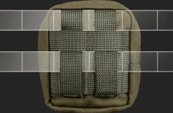 Savotta Zipped GP pouch 2x2 säilytyspussi, Brown Outlet