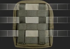 Savotta Zipped GP pouch 3x3 säilytyspussi, Brown Clearance