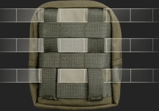 Savotta Zipped GP pouch 3x3 säilytyspussi, Brown Clearance