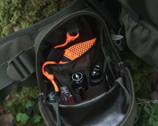 Savotta Zipped GP pouch 3x4 säilytyspussi, Black Clearance