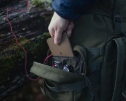 Savotta Zipped GP pouch 3x3 säilytyspussi, Brown Clearance