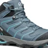 Maverick Mid GTX naisten vaelluskengät, Storm Gray/Aqua-Scarpa Discount