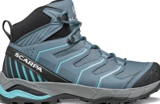 Maverick Mid GTX naisten vaelluskengät, Storm Gray/Aqua-Scarpa Discount