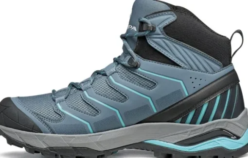 Maverick Mid GTX naisten vaelluskengät, Storm Gray/Aqua-Scarpa Discount