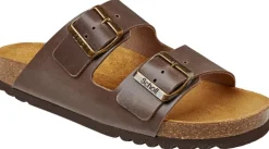 Scholl Josephine New Leather naisten sandaali, Coffee Discount