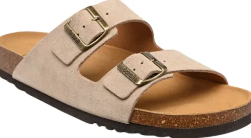 Scholl SL Julien Suede sandaalit, Dark Beige Outlet