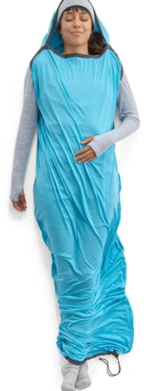 Breeze Sleeping Bag Liner Mummy with Drawcord Standard-Sea to Summit Hot