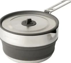 Sea to Summit Detour Stainless Steel Collapsible Pouring Pot kattila, 1.8L Clearance