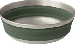 Detour Stainless Steel Collapsible Bowl kokoontaitettava kulho, vihreä, M-Sea to Summit Hot