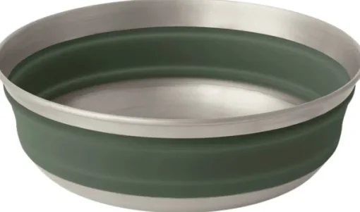 Detour Stainless Steel Collapsible Bowl kokoontaitettava kulho, vihreä, M-Sea to Summit Hot