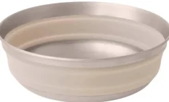Detour Stainless Steel Collapsible Bowl L Grey-Sea to Summit Best