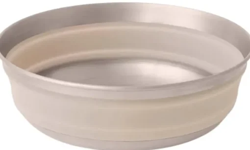 Detour Stainless Steel Collapsible Bowl L Grey-Sea to Summit Best