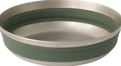 Detour Stainless Steel Collapsible Bowl L Green-Sea to Summit Discount