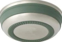 Detour Stainless Steel Collapsible Bowl kokoontaitettava kulho, vihreä, M-Sea to Summit Hot