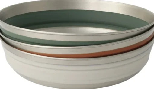 Detour Stainless Steel Collapsible Bowl L Green-Sea to Summit Discount