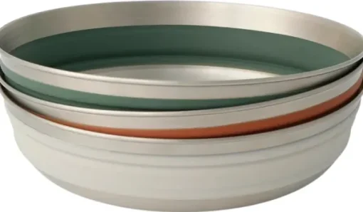 Detour Stainless Steel Collapsible Bowl L Grey-Sea to Summit Best