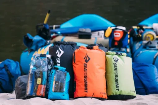 Dry Sack Big River pakkauspussi, 35L, punaoranssi-Sea to Summit Outlet