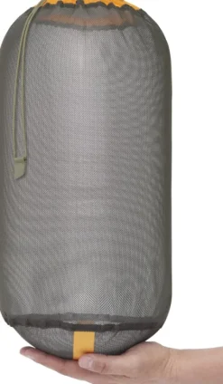 Sea to Summit Eco Mesh Stuffsack pakkauspussi, tummanharmaa, 13L Outlet