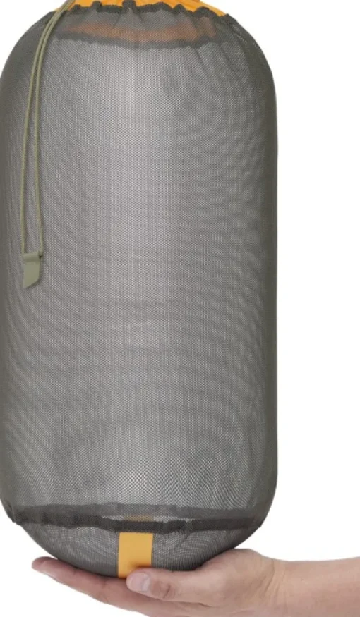 Sea to Summit Eco Mesh Stuffsack pakkauspussi, tummanharmaa, 13L Outlet