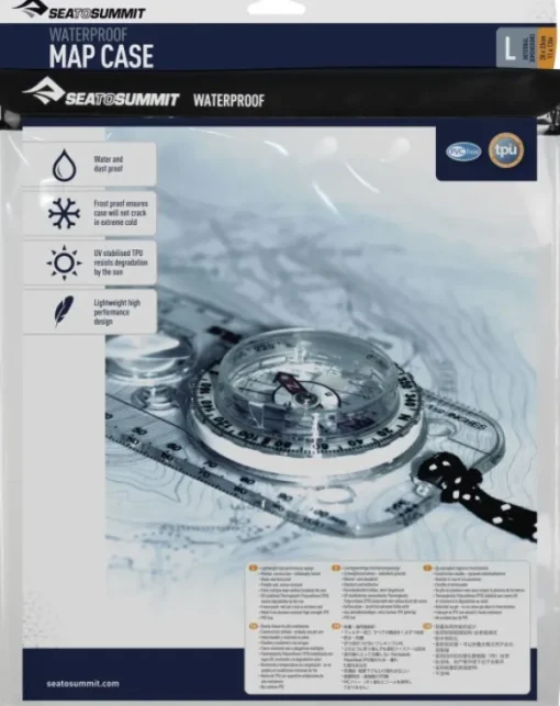 Sea to Summit Map Case Large Waterproof Clear karttatasku, 28 x 33 Cm Outlet