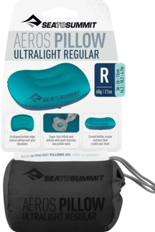 Pillow Aeros Ultralight Regular Grey-Sea to Summit New