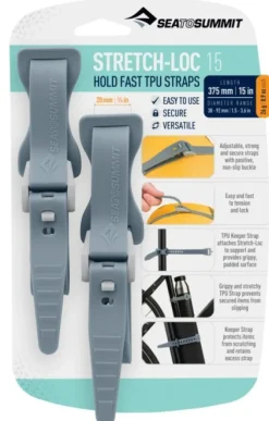 Sea to Summit Strap Stretch-Loc TPU 20x375 mm 2-pack Dusk Hot